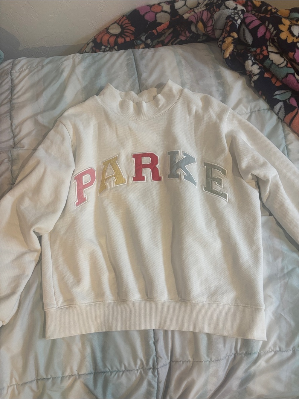 Parke Paradise mock neck
